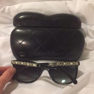 Chanel sunglasses with case